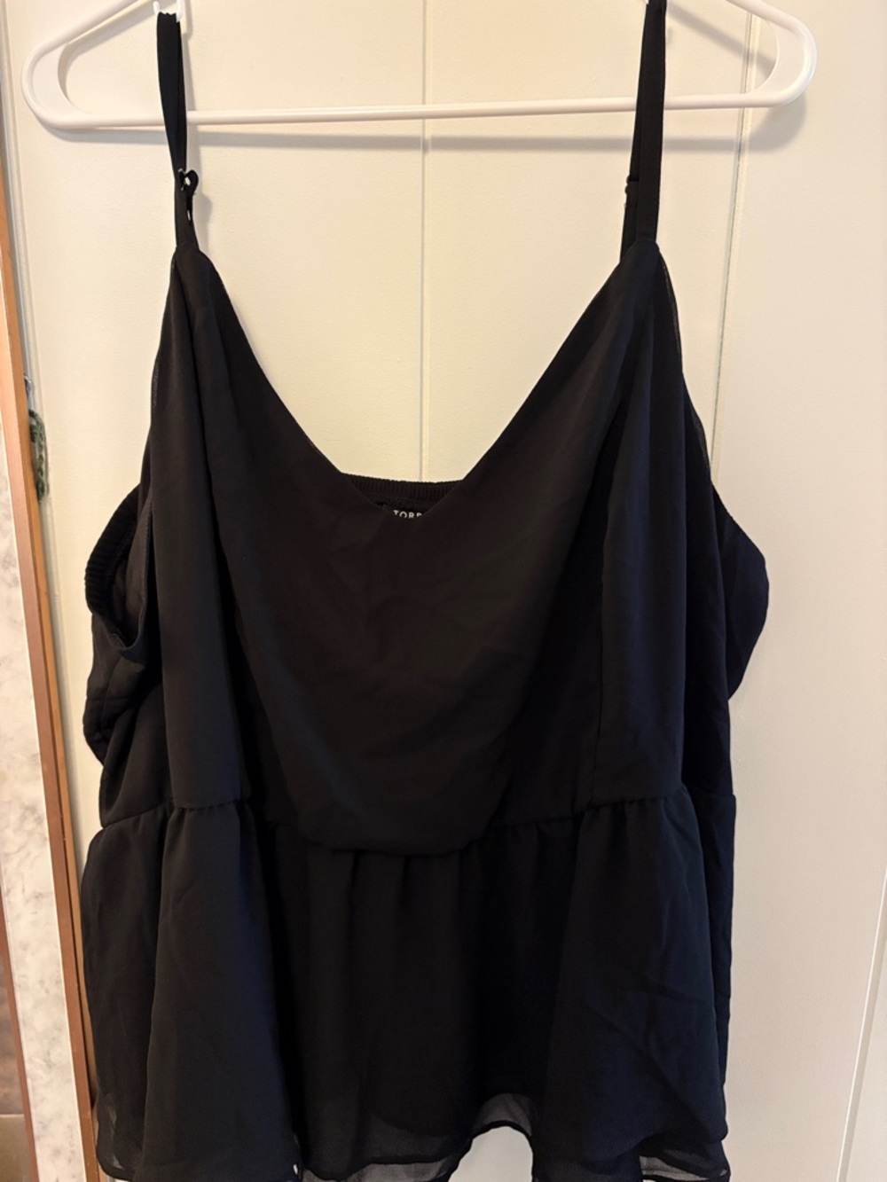 torrid Black V-Neck Sleeveless Top